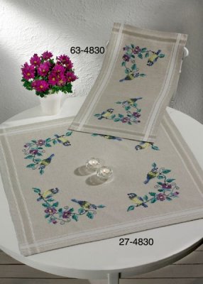 Blue Tit Table Runner (Top)