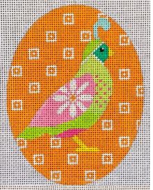 Quail - Orange Background