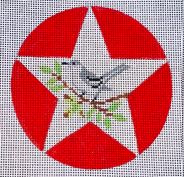 Texas Ornament - Mockingbird in a Pecan Tree