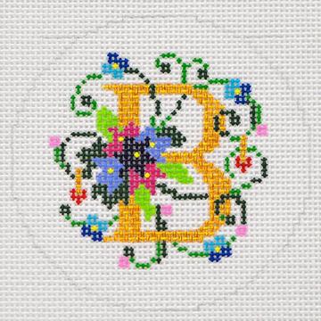 Floral Alphabet - B