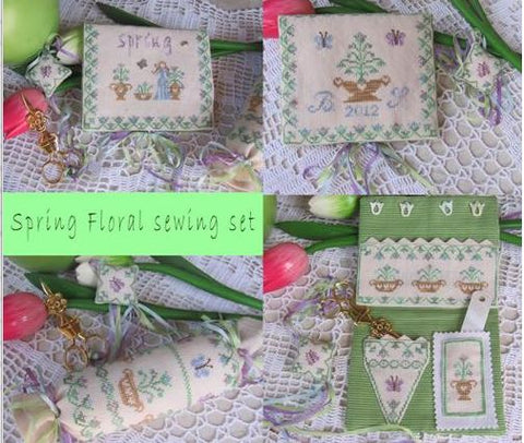 Spring Flowers Sewing Set