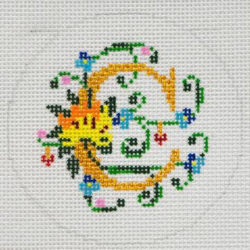 Floral Alphabet - C