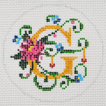 Floral Alphabet - G