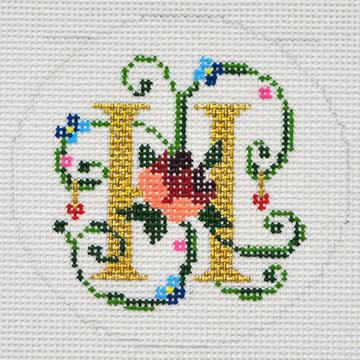 Floral Alphabet - H