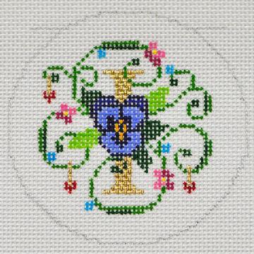 Floral Alphabet - I