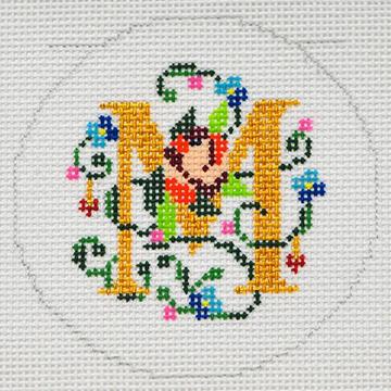 Floral Alphabet - M