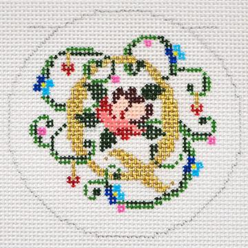 Floral Alphabet - Q