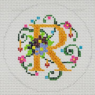 Floral Alphabet - R