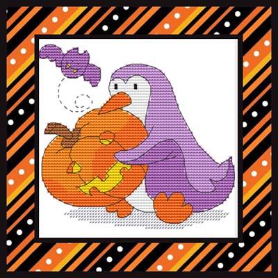 Halloween Penguin One