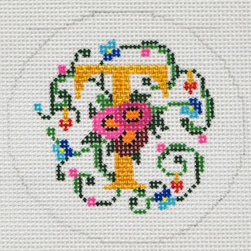 Floral Alphabet - T