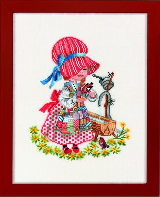 Girl With Water Trough