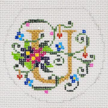 Floral Alphabet - U