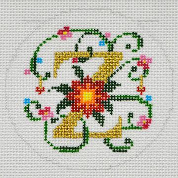 Floral Alphabet - Z