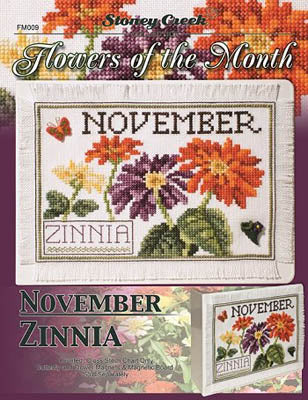 Flowers of the Month - November Zinnia