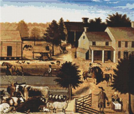 Residence of David Twining, The (Edward Hicks)