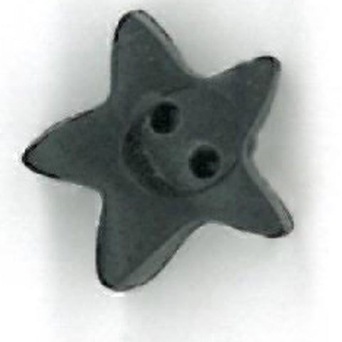 Black Star Button - Small