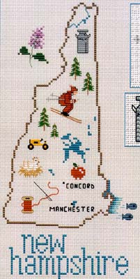 New Hampshire Map