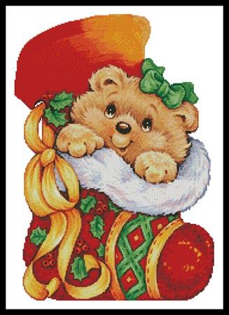 Teddy Christmas Stocking  (Tim Locker)