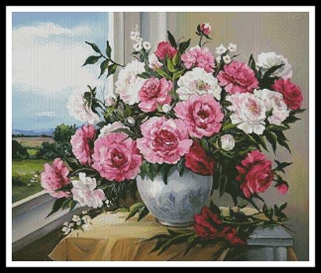 Peonies In The Window  (Anca Bulgaru)
