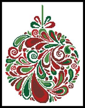 Colorful Christmas Bauble 5  (Seamartini)