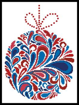 Colorful Christmas Bauble 1  (Seamartini)