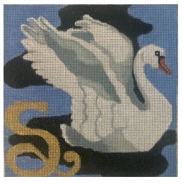 Golden Letters - S for Swan