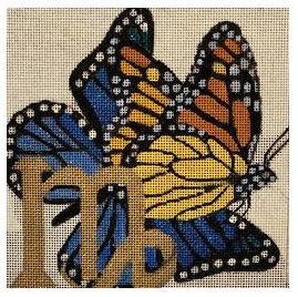Golden Letters - M for Monarch