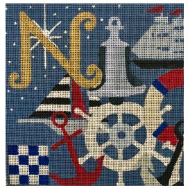 Golden Letters - N for Nautical