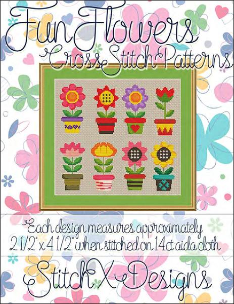 Fun Flowers (black and white graphs)