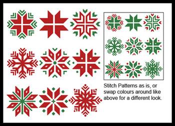 Christmas Snowflake Set 1