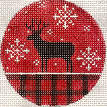 Deer/Red Plaid
