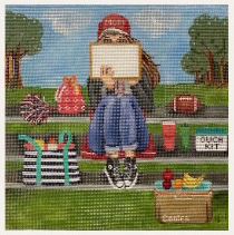 Stitching Girl - Football Mom