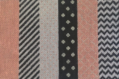 Graphic Pinks/Grays Clutch