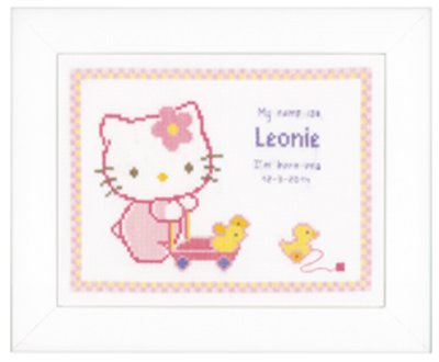 Hello Kitty Birth Announcement