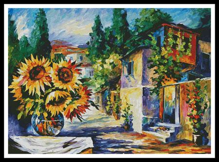 Greek Noon - Large  (Leonid Afremov)