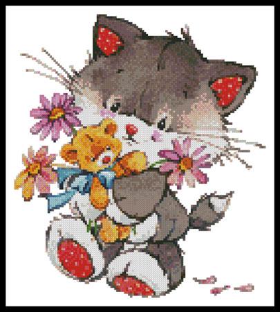 Kitty With Presents  (Lena Faenkova)