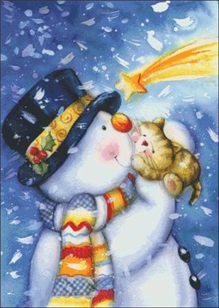 Snowman Kisses