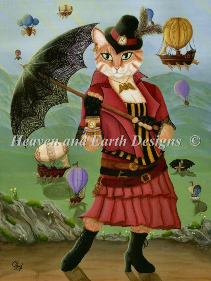 Mini Steampunk Cat - Carrie Hawks