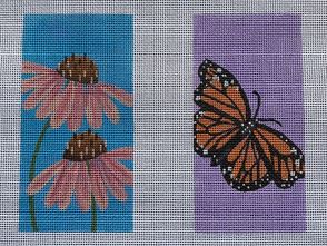 Coneflower/Monarch Eyeglass Case