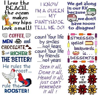 Needle Block Wonders 12 - Sayings