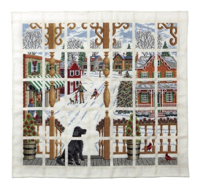 Christmas Town Afghan