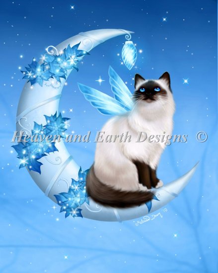 Supersized Winter Moon Cat