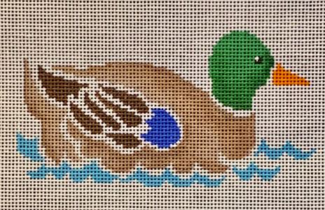 Stencil - Duck Swimming