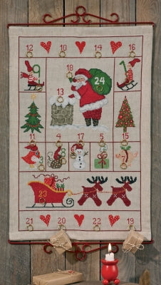 Modern Santa Advent Calendar