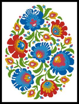 Folk Art Easter Egg 1