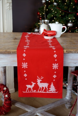 Christmas Deer Table Runner