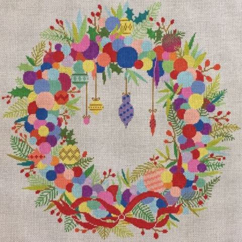 Pastel Christmas Wreath 