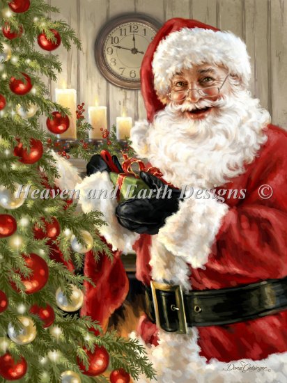 Santa With Glasses