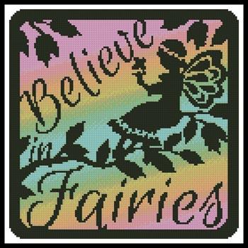 Fairy Silhouette Square 4  (Joni Prittie)