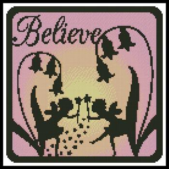 Fairy Silhouette Square 3  (Joni Prittie)